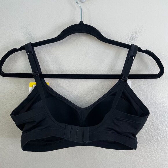NEW Warners Womens Medium Wireless Lightly Lined Black Bra - Picture 6 of 7